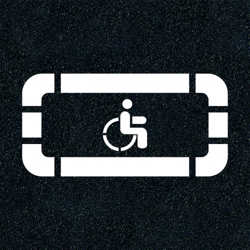 Трафарет для нанесения «Парковка для инвалидов»